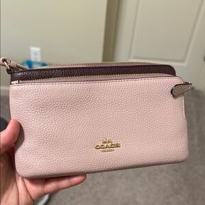 Coach Leather Wristlet